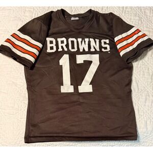 Vintage Rawlings Cleveland Browns NFL Jersey Mens Medium Brown 17 USA